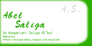 abel saliga business card